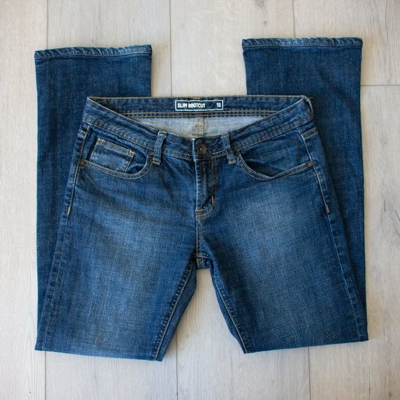 JW est. 72 Jeans Slim Bootcut Size 10 - Picture 10 of 16